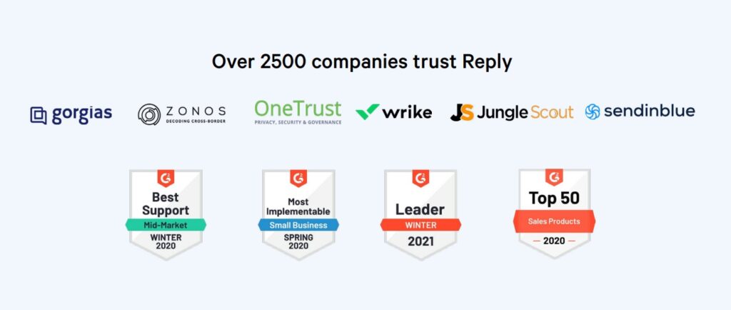reply.io - best sales engagement software 2023