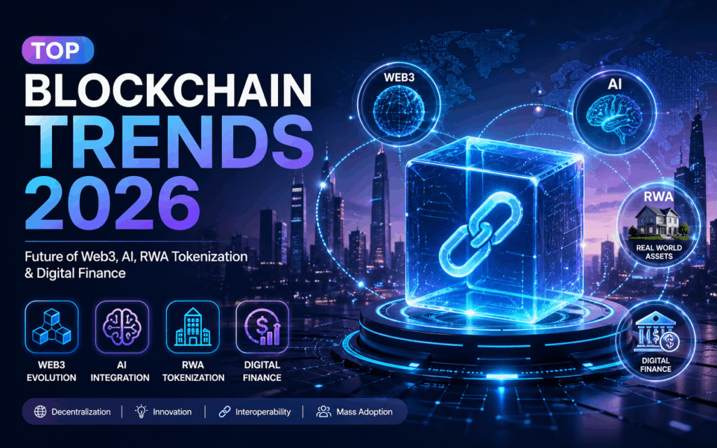 Top Blockchain Trends 2026: Future of Web3, AI, RWA Tokenization & Digital Finance
