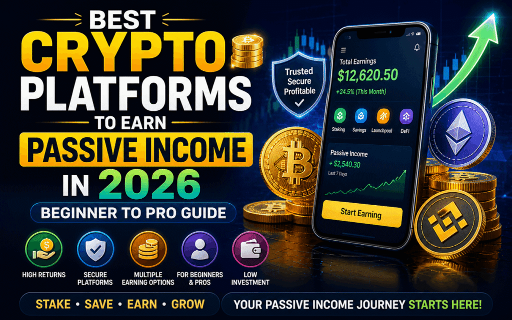 Best Crypto Platforms to Earn Passive Income in 2026
