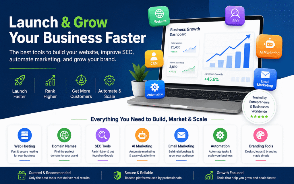 Top-notch Business Growth Tools for startup & entrepreneur