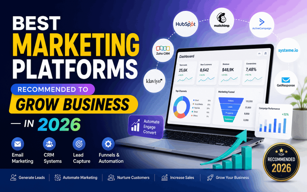 Best Marketing Platforms - Recommended to Grow Business in 2026